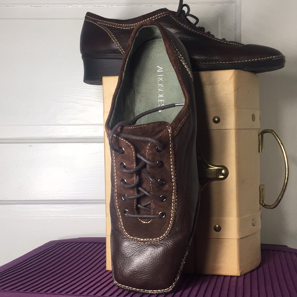 Aerosoles Ladies Leather & Suede Oxford sz11B